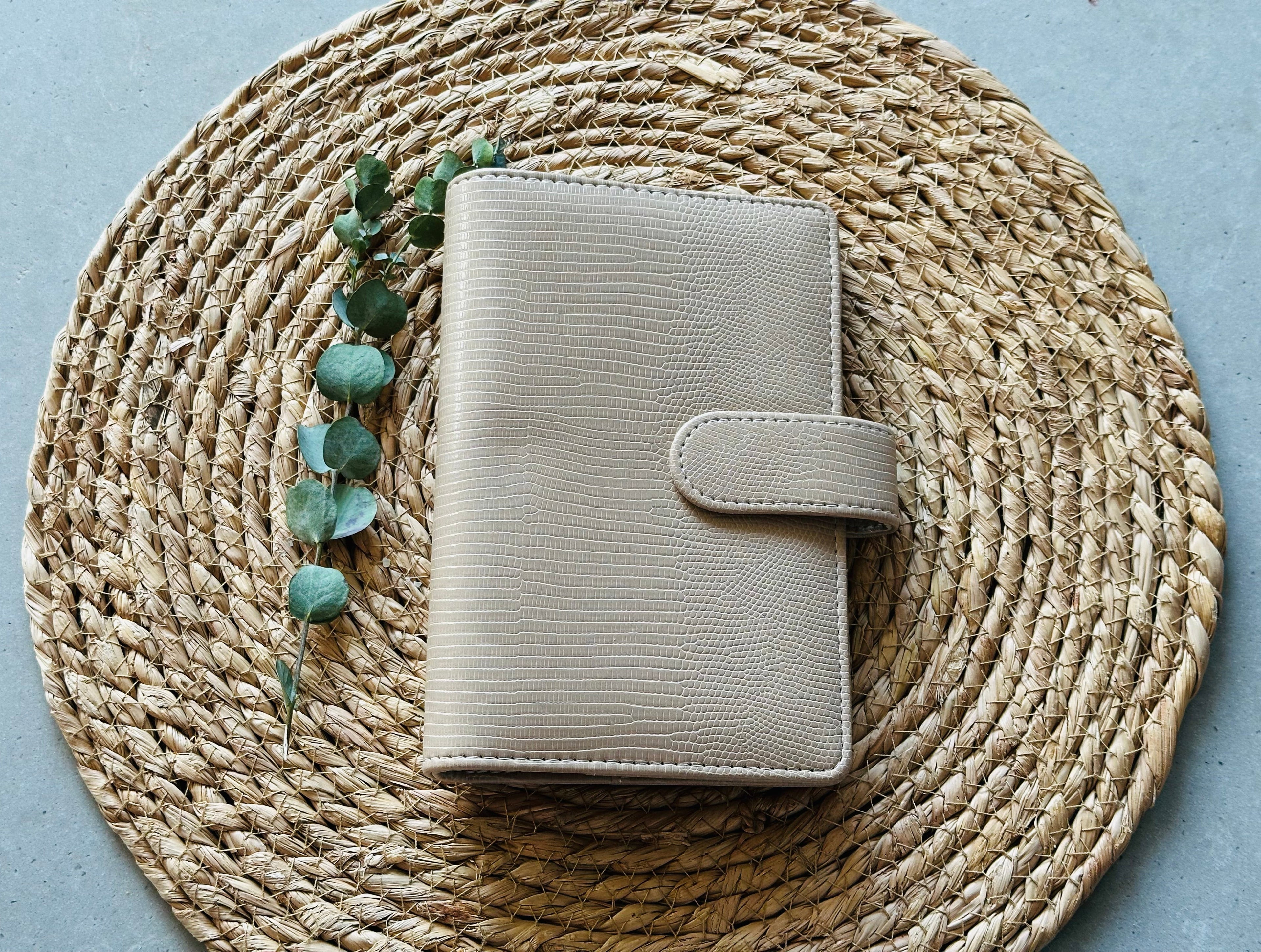 A6 Binder croco