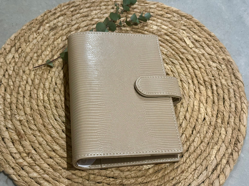 A6 Binder croco