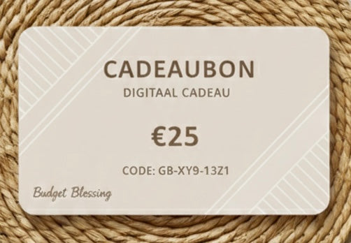Budget Blessing Cadeaubon