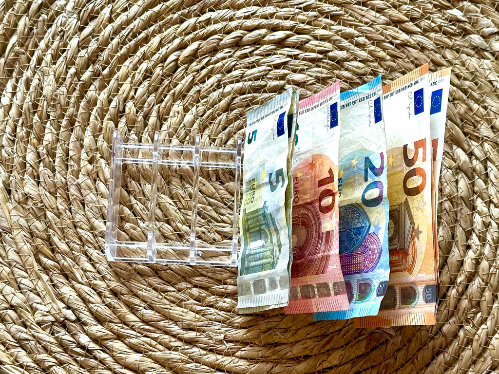 Acryl geld tray